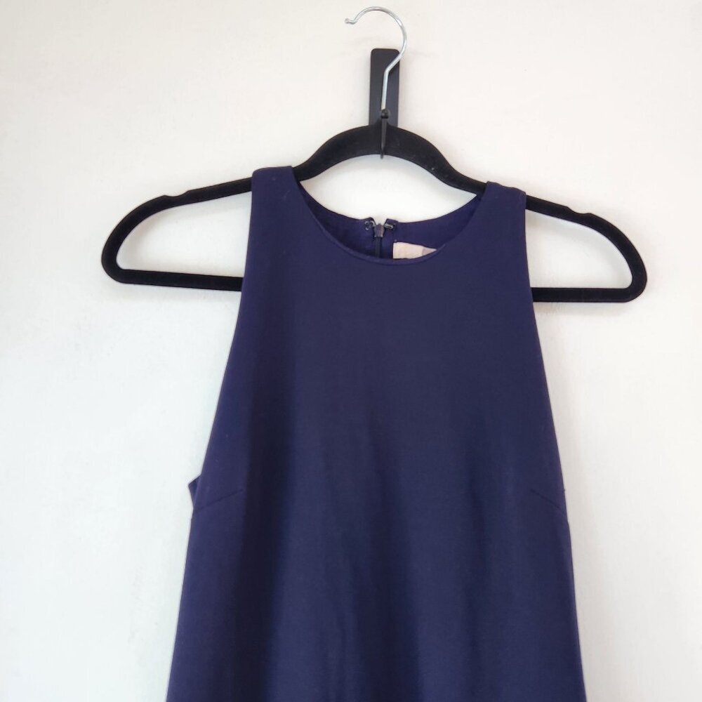 Hutch Anthropologie Peyton Dress Navy Blue Midi Career Fitted Women's S - Picture 5 of 11